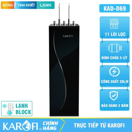 May loc nuoc nong lanh karofi KAD D69 2025