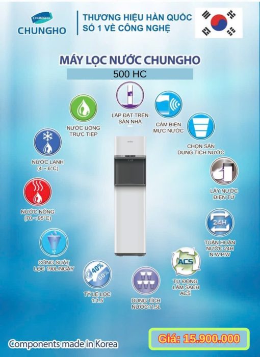 Máy lọc nước ChungHo 500 HC