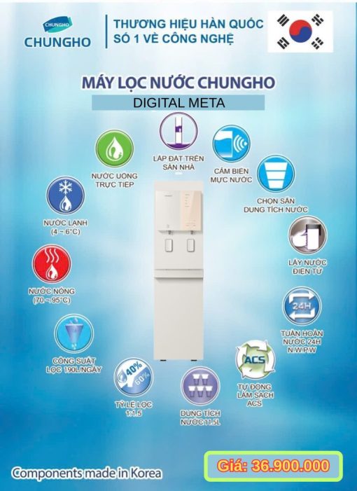 Máy lọc nước ChungHo - DIGITAL META