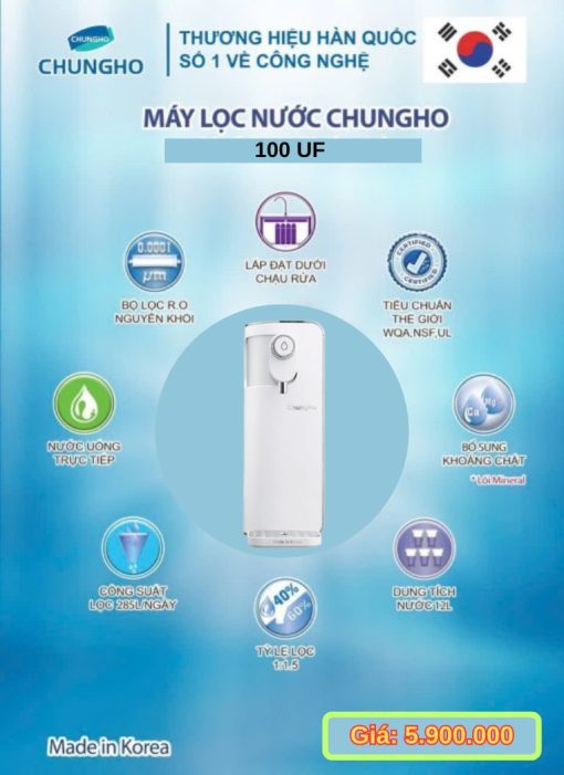 Máy lọc nước ChungHo 100 UF