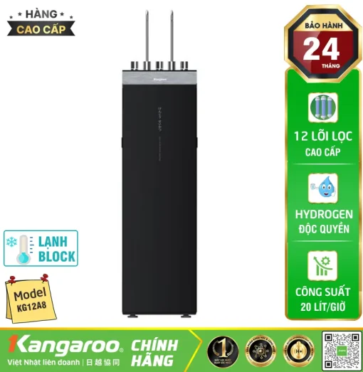 Máy lọc nước Kangaroo Hydrogen nóng lạnh KG12A8