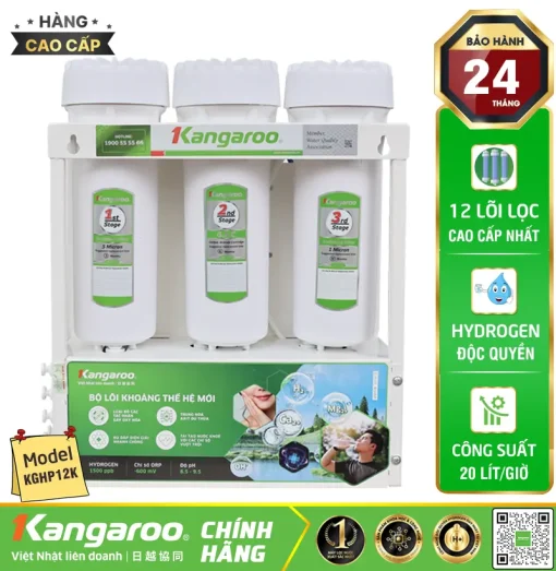 Máy lọc nước Kangaroo Hydrogen KGHP12K