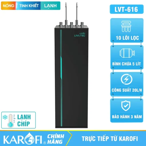 May loc nuoc nong lanh karofi livotec 616 2025